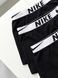 (95% хлопок) Мужские трусы NK (Найк) BLACK набор 3шт, Турция 885 фото 3